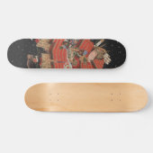 Samurai Warrior  Japanse kunst Skateboard (Horizontaal)