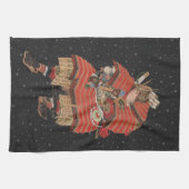 Samurai Warrior  Japanse kunst Theedoek (Horizontaal)