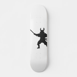 Samurai Warrior met zwaard - Kies achterkleur Skateboard