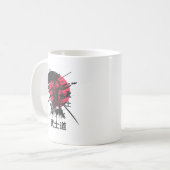 Samurai Warrior Mug – Bushido Code Design Koffiemok (Voorkant links)
