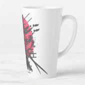 Samurai Warrior Mug – Bushido Code Design Latte Mok (Rechts)