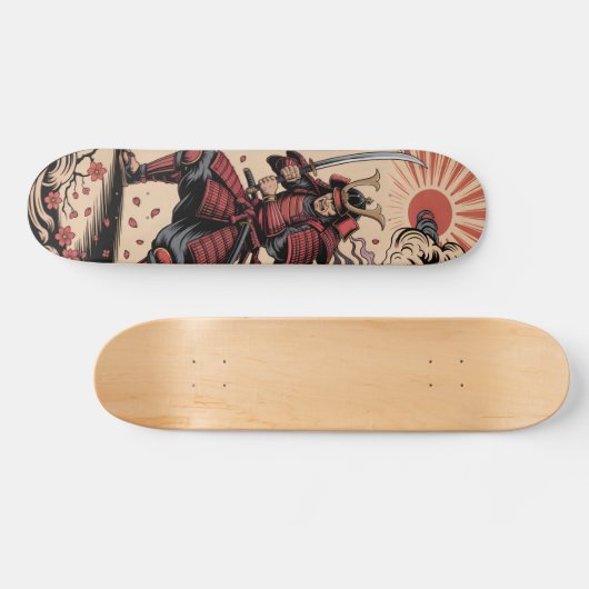 Samurai warrior Skateboard (Horz)