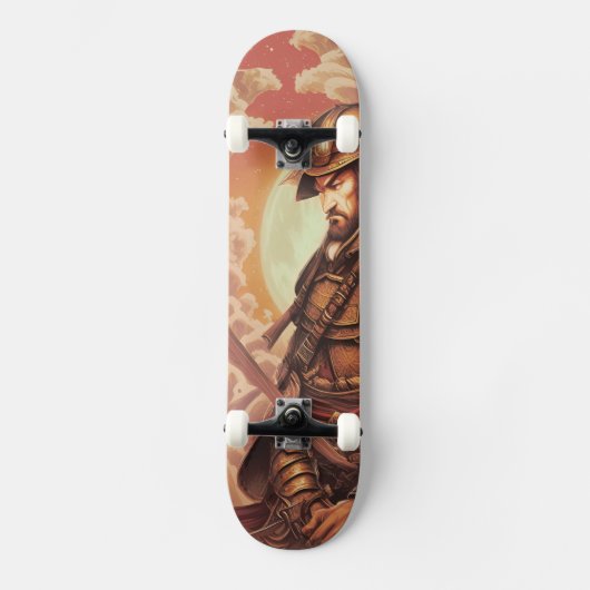 Samurai Warrior Skateboard (Voorkant)
