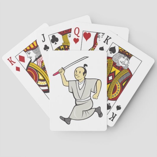 Samurai Warrior Speelkaarten (Achterkant)