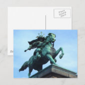 Samurai Warrior Statue - briefkaart (Voorkant / Achterkant)