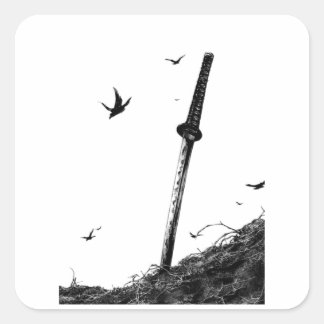 Samurai Warrior Sticker - Japans Ink Art Vinyl