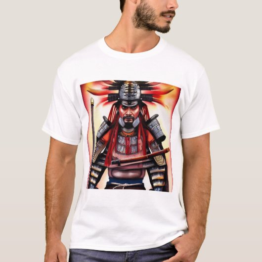 samurai Warrior T-shirt (Voorkant)
