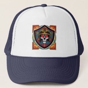 Samurai Warrior Trucker Hoed Pet