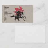 Samurai Warrior Visitekaartje (Voorkant / Achterkant)