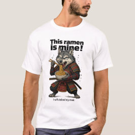 Samurai Wolf Ramen basic T-shirt