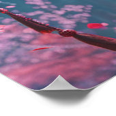 Samurai woman warrior with katana — Japanese cultu Poster (Hoek)