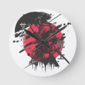 Samuri Style Ronde Klok (Voorkant)
