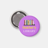 S'AMUSER ! Magnet - Bibliothèque - Personnalisé -  (Recto/Verso)