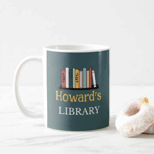 S'AMUSER ! Mug - Bibliothèque - Personnalisée - Aj (Avec donut)
