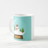 S'AMUSER ! Snowman Mug - Personnalisé -Ajouter un  (Devant gauche)