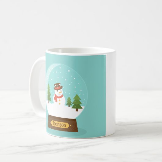 S'AMUSER ! Snowman Mug - Personnalisé -Ajouter un  (Devant gauche)
