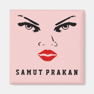 Samut Prakan, Thailand Woman Vriendin Magneet