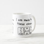 Samy périodique nom de table mug (Devant droit)