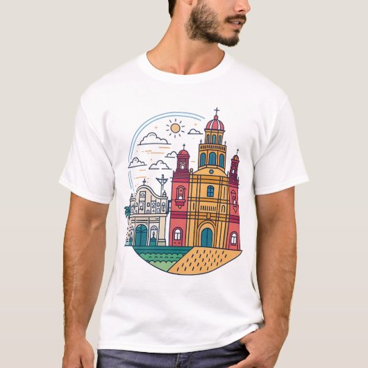 San Agustin Church T-shirt (Voorkant)