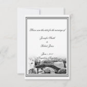 San Antonio Bestemming Bruiloft Bewaar de datum Save The Date (Voorkant)