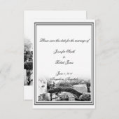 San Antonio Bestemming Bruiloft Bewaar de datum Save The Date (Voorkant / Achterkant)