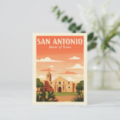  San Antonio Briefkaart (Staand voorkant)