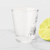 San Antonio bruiloft gunst gepersonaliseerde proos Shot Glas (Links)