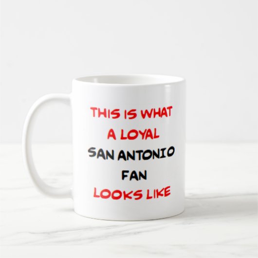 san antonio fan, loyal koffiemok (Links)
