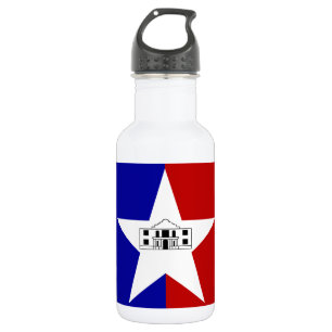 San Antonio Flag Liberty Bottle Waterfles