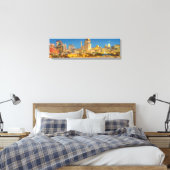 San Antonio Panoramic Skyline Uitzicht Canvas Afdruk (Insitu (Slaapkamer))