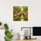San Antonio Poster (Thuiskantoor)