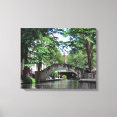 San Antonio Riverwalk Canvas Afdruk (Voorkant)