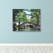 San Antonio Riverwalk Canvas Afdruk (Insitu (Houten vloer))