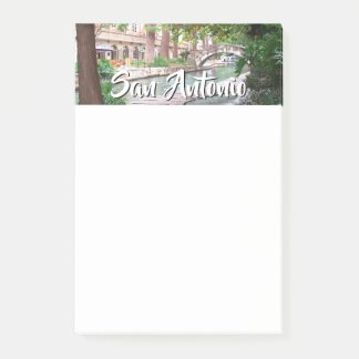 San Antonio Riverwalk foto met naam Post-it® Notes