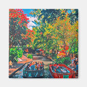 San Antonio Riverwalk Magneet (Voorkant)