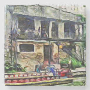 San Antonio Riverwalk-serie Stenen Onderzetter