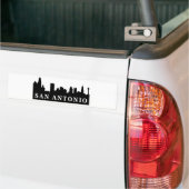 San Antonio Skyline Bumpersticker (Op Truck)