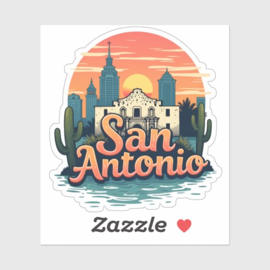 San Antonio Sticker (Vel)