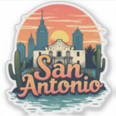 San Antonio Sticker (Voorkant)