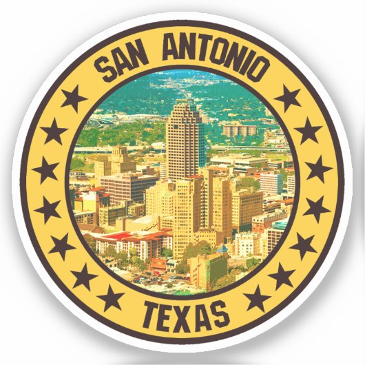 San Antonio Sticker (Voorkant)