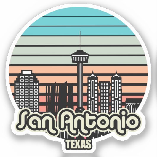  San Antonio Sticker (Voorkant)