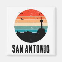 San Antonio Sunset Cityscape Briefkaart