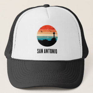 San Antonio Sunset Cityscape Trucker Hat Pet