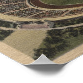 San Antonio, Texas - Alamo Stadium Uitzicht Poster (Hoek)