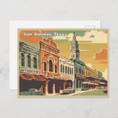 San Antonio, Texas Briefkaart (Voorkant / Achterkant)