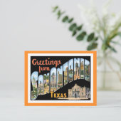 San Antonio Texas Briefkaart (Staand voorkant)