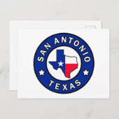 San Antonio Texas Briefkaart (Voorkant / Achterkant)