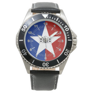 San Antonio (Texas) City flag Watch Horloge