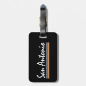 San Antonio Texas Fiesta Colors Bagagelabel (Achterkant verticaal)