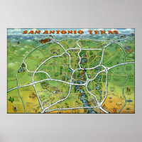 San Antonio Texas Grand Poster